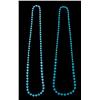 Image 1 : (2) Chinese Turquoise Bead Neck Pieces