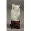 Image 1 : A Fine Chinese Qing Carved White Jade Toggle