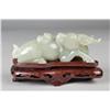 Image 1 : A Fine Chinese Carved Jade Water Buffalo