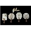 Image 1 : (5) Chinese Qing Carved Jade Finials