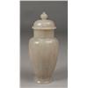 Image 1 : A Fine Chinese Carved Jade Vase and Cover