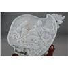 Image 2 : A Fine Chinese Carved Jadeite Plaque