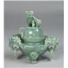 Image 1 : Chinese Carved Jade Censor And Cover