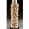 Image 2 : Pr. Of Finely Carved Chinese Miniature Ivory Vases