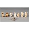 Image 1 : (7) Finely Carved Japanese Ivory Netsuke's