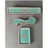 Image 3 : (3) Chinese Porcelain Desktop Articles