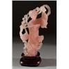 Image 1 : A Very Fine Chinese Carved Rose Quartz Figure