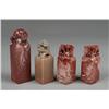 Image 1 : (4) Chinese Soapstone Seals
