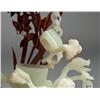Image 3 : Chinese Carved Jade Vase & Cover On Stand