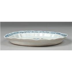 Chinese Blue & White Ming Style Plate