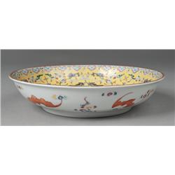 Chinese Famille Rose Low Bowl