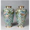 Image 1 : Pr. Chinese Ming Style Cloisonne Vases