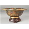 Image 1 : Chinese Cloisonne & Enamel Bowl on Stand