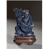 Image 1 : A Fine Chinese Carved Lapis Lazuli Figure