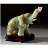 Image 1 : A Chinese Carved Jade Elephant