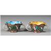 Image 1 : Pr. Chinese Jade And Enamel Two Handled Cups