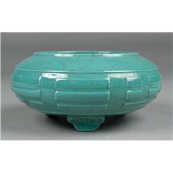 Chinese Turquoise Glazed Porcelain Open Bowl