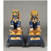Image 1 : Pr. Of Chinese Tang Style Seated Foo Dogs