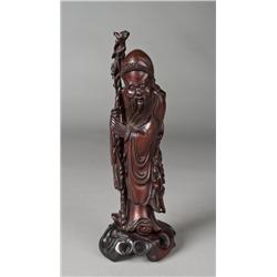 A Fine Chinese Carved Burlwood Carving