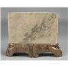 Image 3 : A Fine Chinese Carved Soapstone Plaque Signed