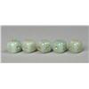 Image 1 : (5) Chinese Carved Jade Dice