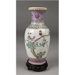 Chinese Famille Rose Porcelain Vase