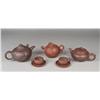 Image 1 : (7) Pieces Chinese Xixing Clay Teapots