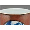 Image 2 : Chinese Blue, White & Rust Colored Brush Pot