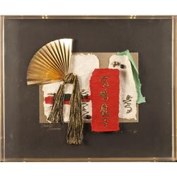 A Chinese Shadowbox Frame Collage