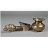 Image 1 : (2) Chinese Brass; Iron and Censor