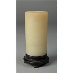 Finely Carved Chinese Cylinder Brush Pot