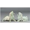 Image 1 : Pr. Chinese Carved Jade Lions