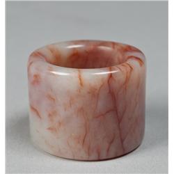 Chinese Carved Jade Archers Ring