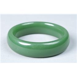 Fine Chinese Dark Green Jade Bangle Bracelet