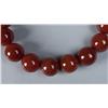 Image 2 : (2) Chinese Red Hardstone Necklaces