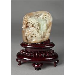 Fine Chinese Carved Jade Boulder