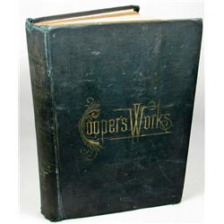 1891 "WORKS OF J. FENIMORE COOPER" HARDCOVER BOOK