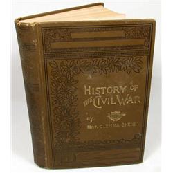 1895 "HISTORY OF THE CIVIL WAR" HARDCOVER BOOK BY
