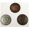 Image 1 : LOT OF 3 LARGE CENTS- 1818, 1826, 1829
