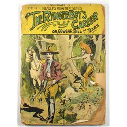 1908 "THE RANGER BOYS CAREER" PULP MAGAZINE - Grea