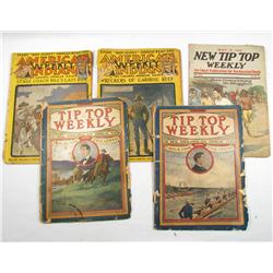 LOT OF 5 EARLY 1900'S BOYS MAGAZINES INCL. AMERICA