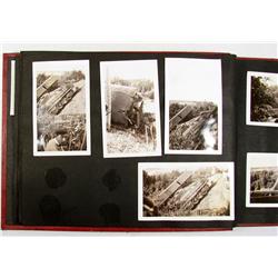 C. 1930'S PHOTO ALBUM W/ 40+ PHOTOS - Incl. Old Ca