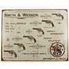 Image 1 : SMITH AND WESSON GUNS ADVERTISING SIGN - Approx. 1