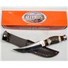 Image 1 : MARBLES BUFFALO HUNTING KNIFE W/ STAG HANDLE AND S