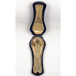 LOT OF 3 EARLY STICK PINS IN ORIGINAL VELVET CASE