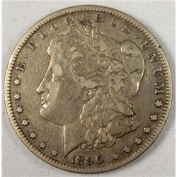 1890-CC MORGAN SILVER DOLLAR - VF