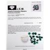 Image 1 : LOT OF EMERALD GEMSTONES - 67 CARATS W/ JEM APPRAI