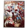 Image 1 : DEEP SPRING WHISKEY CIVIL WAR CONFEDERATE METAL AD