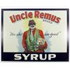 Image 1 : BLACK AMERICANA UNCLE REMUS SYRUP METAL ADVERTISIN