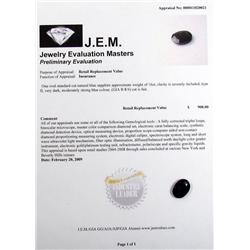 16 CT SAPPHIRE GEMSTONE W/ JEM APPRAISAL OF $900.0